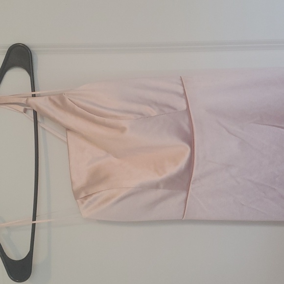 NWT Windsor Blush/Nude dress size 1 asymmetrical straps - Picture 2 of 11